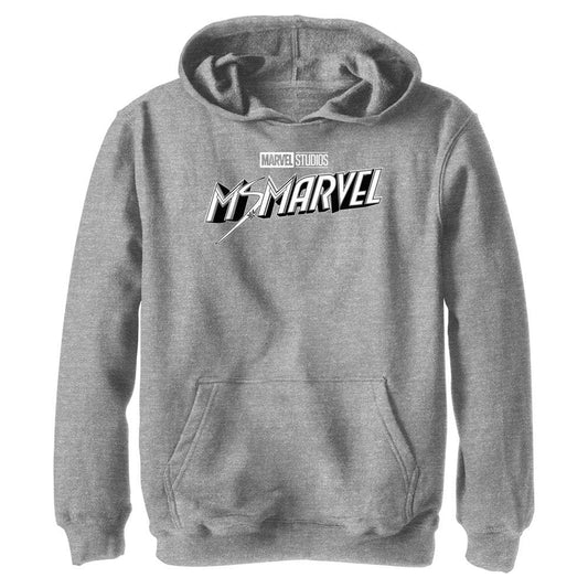 Boy's Marvel Black and White Lightweight Hoodie - MARVEL PRODUCTS AND MORE