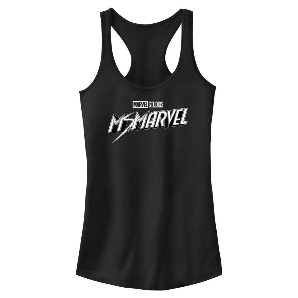 Junior's Marvel Black and White Tank Top - MARVEL PRODUCTS AND MORE