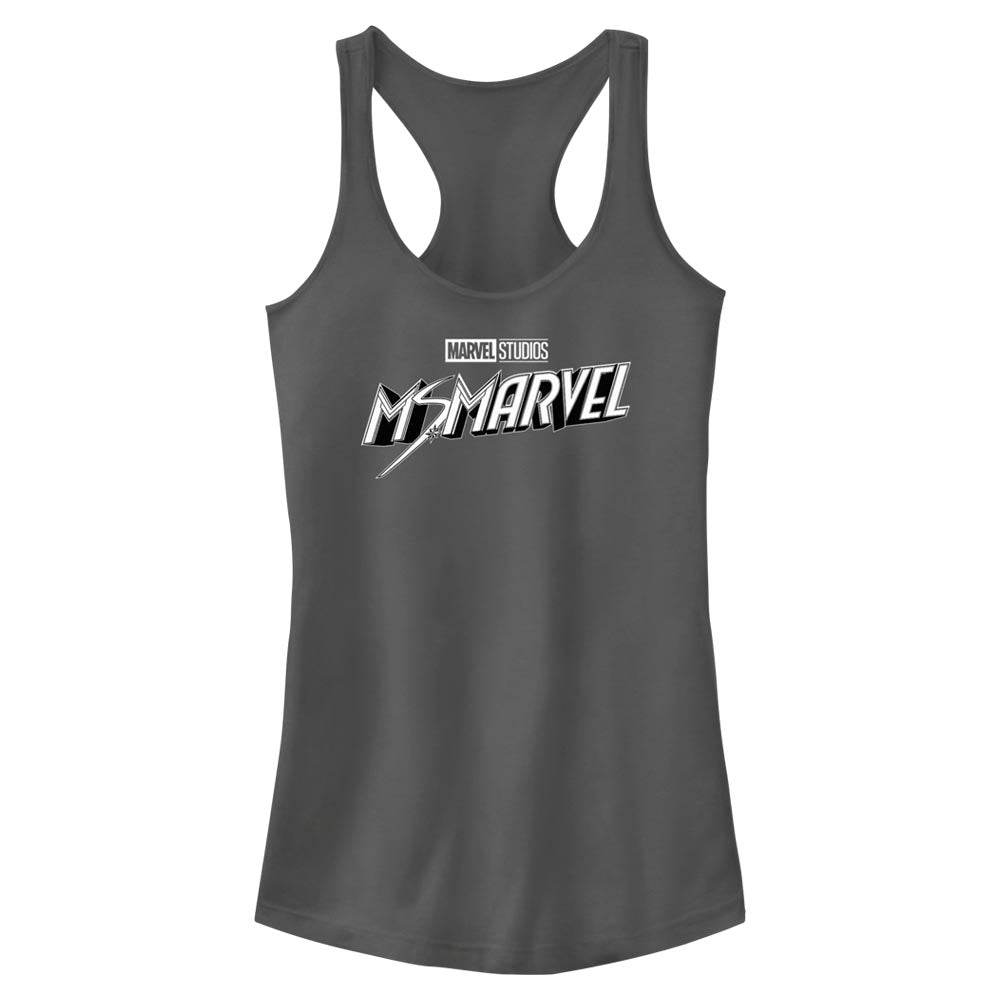 Junior's Marvel Black and White Tank Top - MARVEL PRODUCTS AND MORE