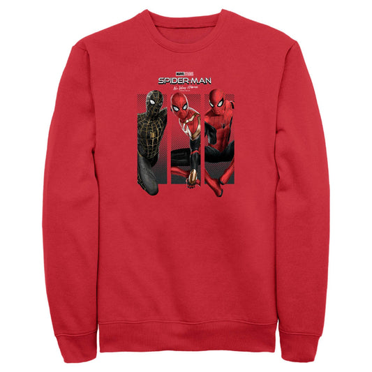 Men's Marvel Three Pannel Spidey Sweatshirt - MARVEL PRODUCTS AND MORE