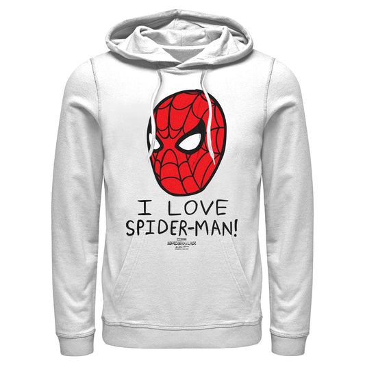 Men's Marvel I Love Spiderman Lightweight Hoodie - MARVEL PRODUCTS AND MORE