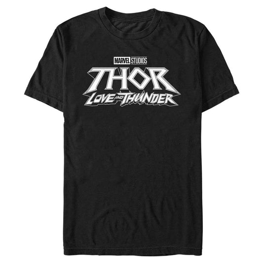 Men's Marvel Black Logo T-Shirt - MARVEL PRODUCTS AND MORE