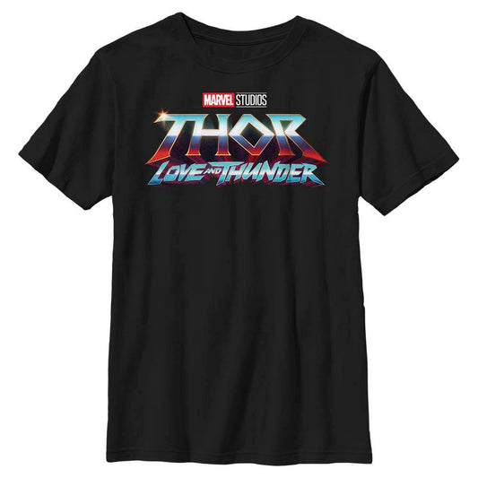 Boy's Marvel Thunder Logo T-Shirt - MARVEL PRODUCTS AND MORE