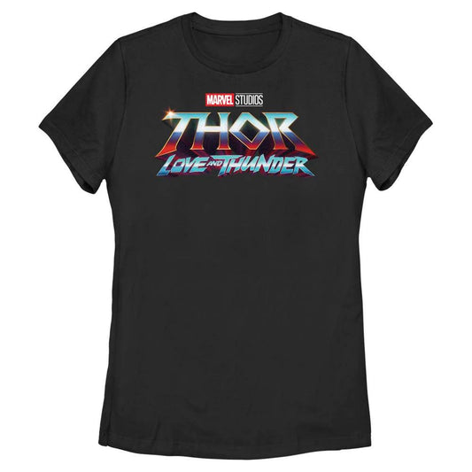 Women's Marvel Thunder Logo T-Shirt - MARVEL PRODUCTS AND MORE