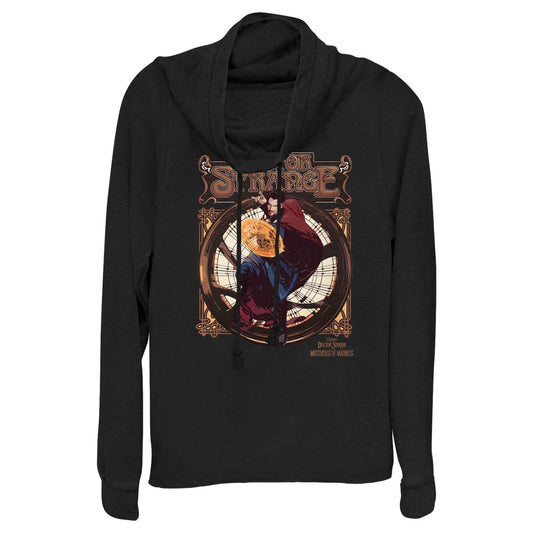 Junior's Marvel Retro Seal Cowl Neck - MARVEL PRODUCTS AND MORE