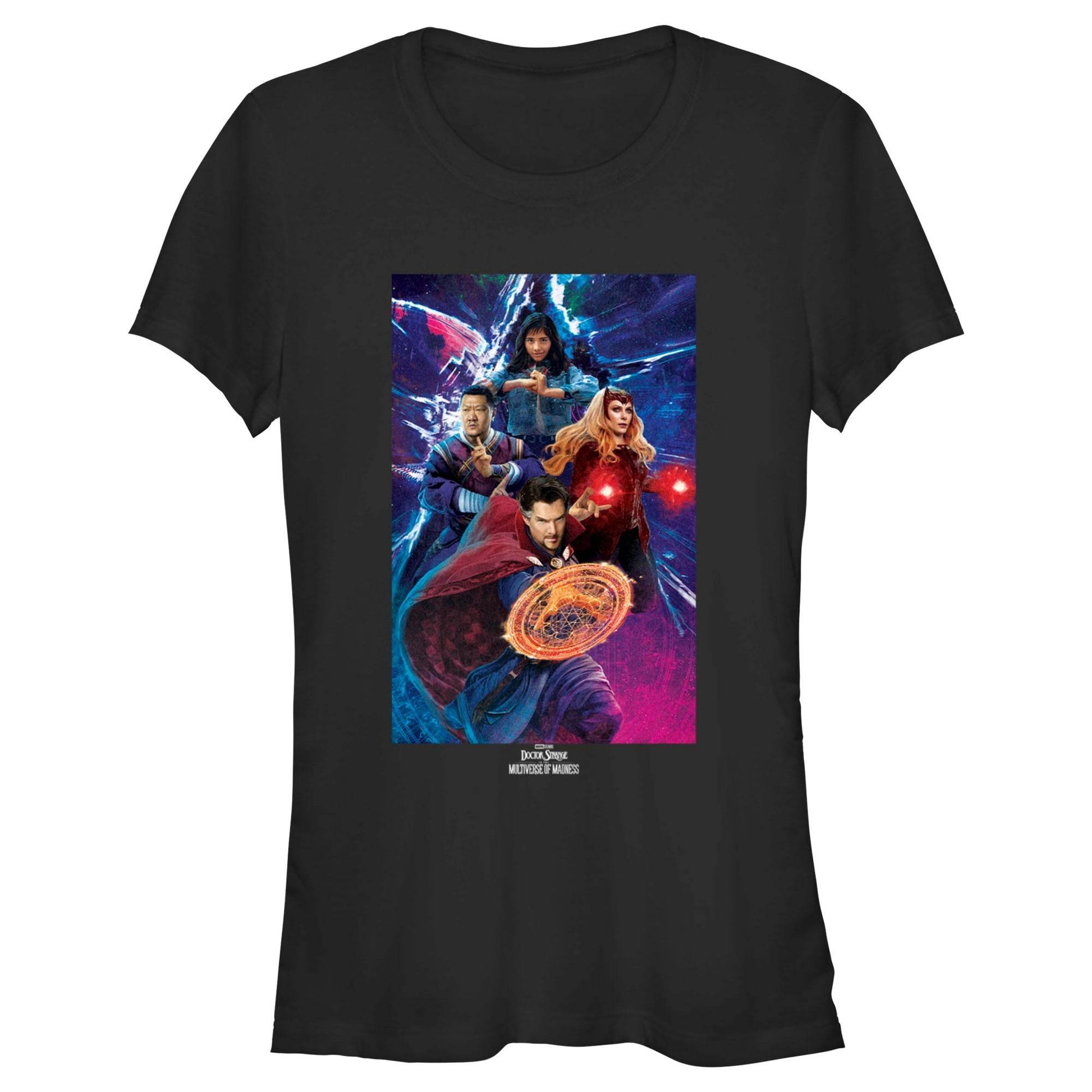 Junior's Marvel Dr Strange Group Shot T-Shirt - MARVEL PRODUCTS AND MORE