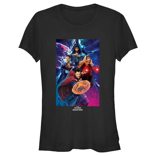Junior's Marvel Dr Strange Group Shot T-Shirt - MARVEL PRODUCTS AND MORE