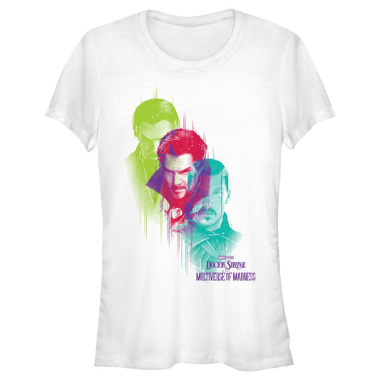 Junior's Marvel Strange Portraits T-Shirt - MARVEL PRODUCTS AND MORE