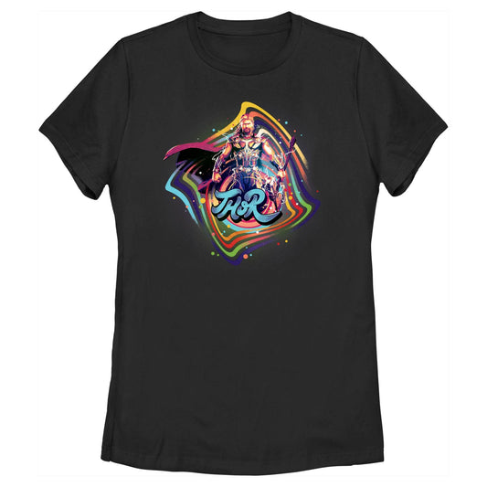 Women's Marvel Groovy Thor T-Shirt - MARVEL PRODUCTS AND MORE