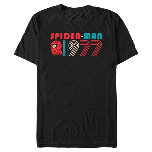 Men's Marvel SPIDERMAN 1977 RETRO T-Shirt - MARVEL PRODUCTS AND MORE