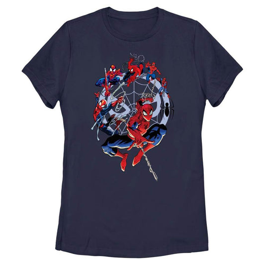 Women's Marvel SPIDEY CIRCLE EVOLUTION T-Shirt - MARVEL PRODUCTS AND MORE
