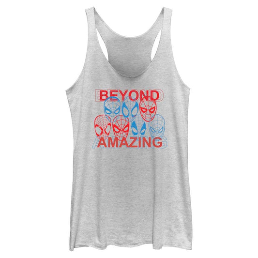 Junior's Marvel SPIDEY MASKS AMAZING Tank Top - MARVEL PRODUCTS AND MORE