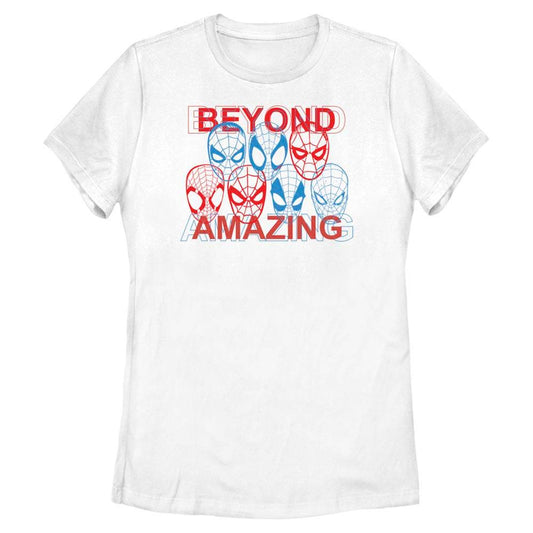 Women's Marvel SPIDEY MASKS AMAZING T-Shirt - MARVEL PRODUCTS AND MORE