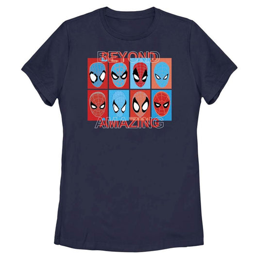 Women's Marvel SPIDEY SQUARES BEYOND T-Shirt - MARVEL PRODUCTS AND MORE