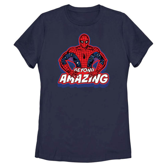 Women's Marvel SPIDEY POSE BEYOND T-Shirt - MARVEL PRODUCTS AND MORE