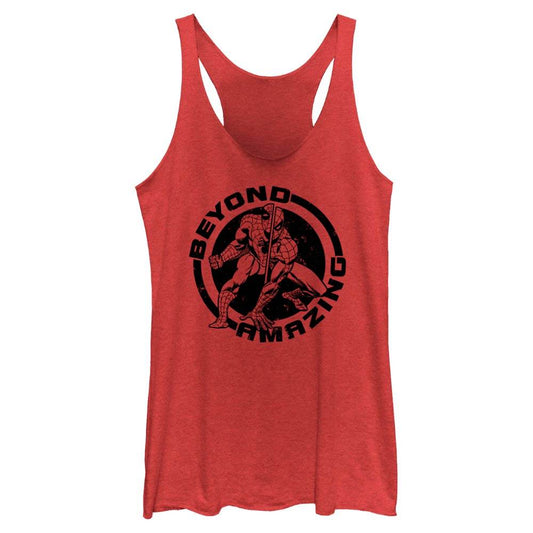 Junior's Marvel CIRCLE BEYOND AMAZING Tank Top - MARVEL PRODUCTS AND MORE