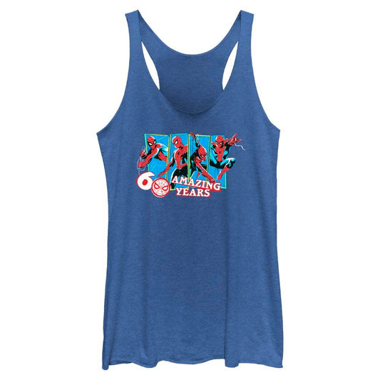 Junior's Marvel 60 AMAZING YEARS Tank Top - MARVEL PRODUCTS AND MORE