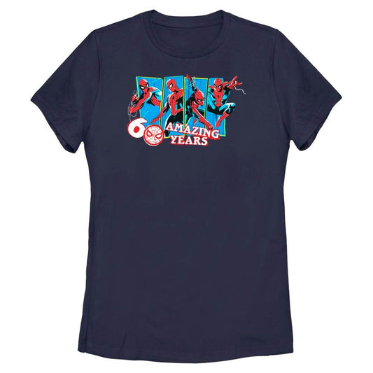 Women's Marvel 60 AMAZING YEARS T-Shirt - MARVEL PRODUCTS AND MORE