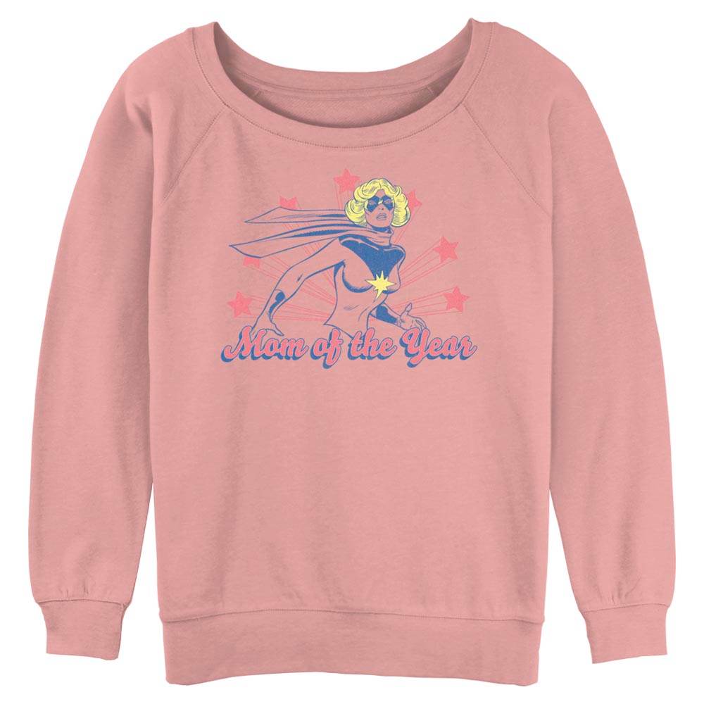 Junior's Marvel Mom of the Year Raglan Pullover - MARVEL PRODUCTS AND MORE