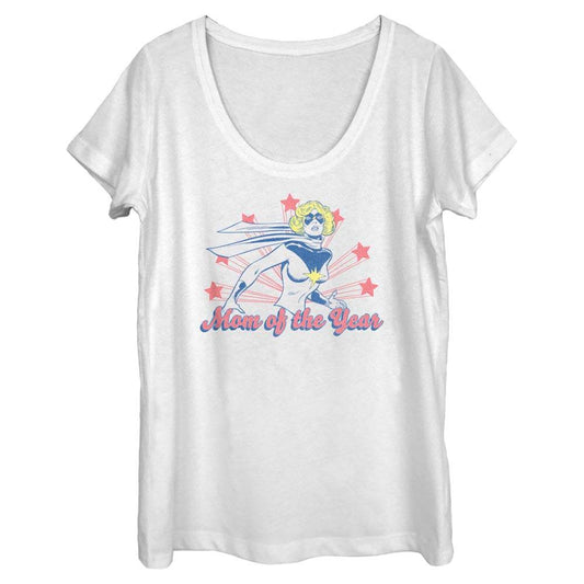 Women's Marvel Mom of the Year Scoop Neck T-Shirt - MARVEL PRODUCTS AND MORE