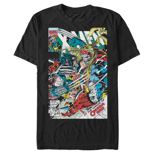 Men's Marvel Red Poster T-Shirt - MARVEL PRODUCTS AND MORE