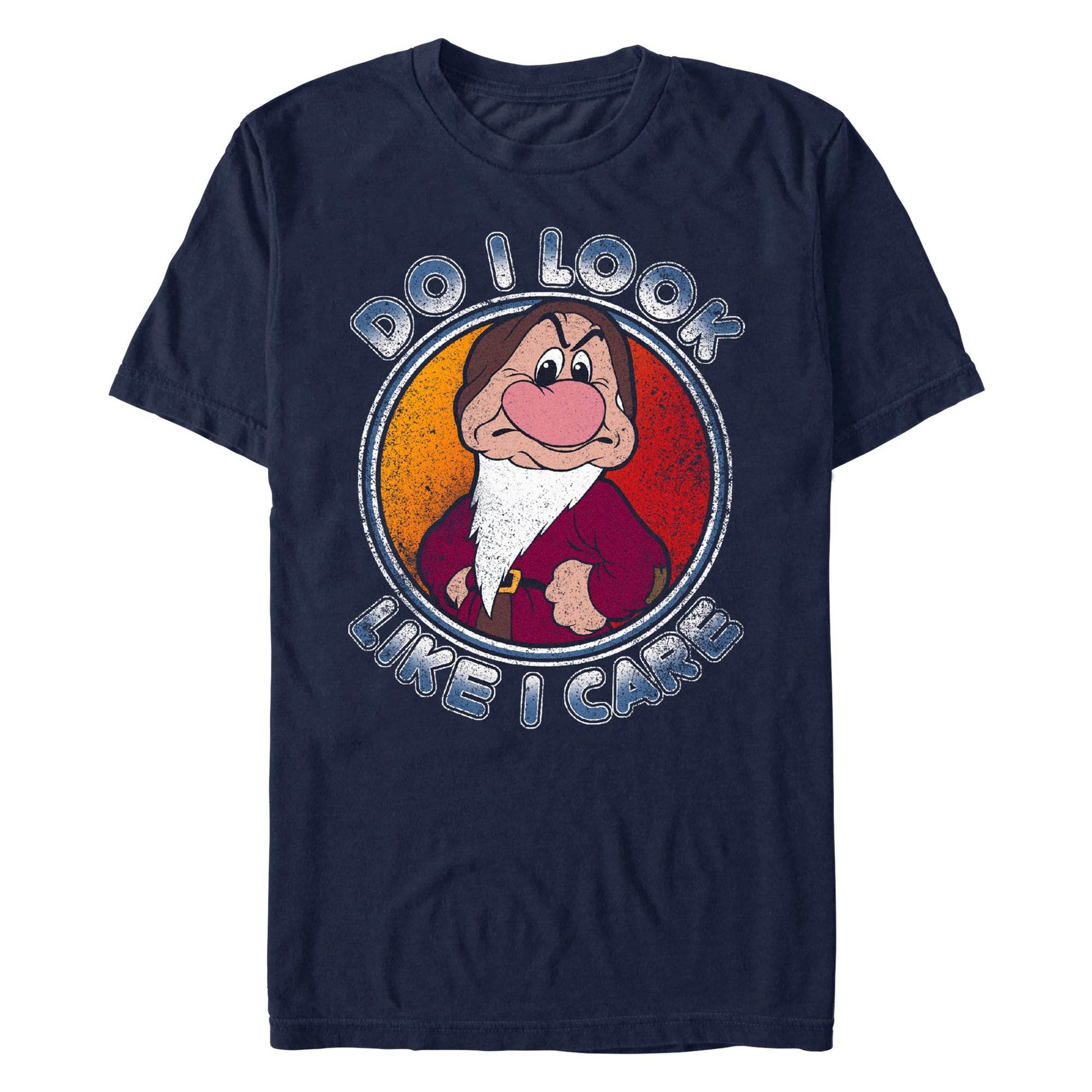 Men's Disney Cares Not T-Shirt - MARVEL PRODUCTS AND MORE