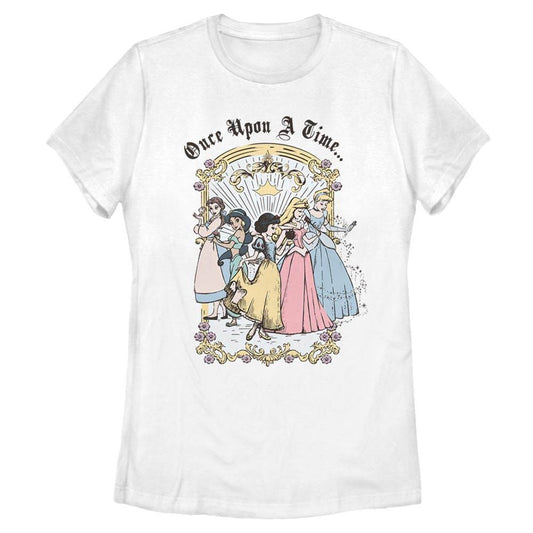 Women's Disney Vintage Princess Group T-Shirt - MARVEL PRODUCTS AND MORE