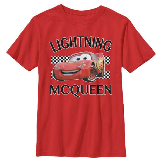 Boy's Pixar Lightning McQueen T-Shirt - MARVEL PRODUCTS AND MORE
