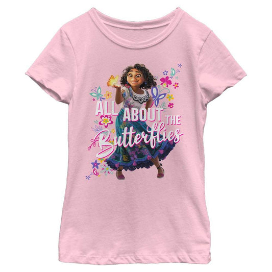 Girl's Disney All Butterflies T-Shirt - MARVEL PRODUCTS AND MORE