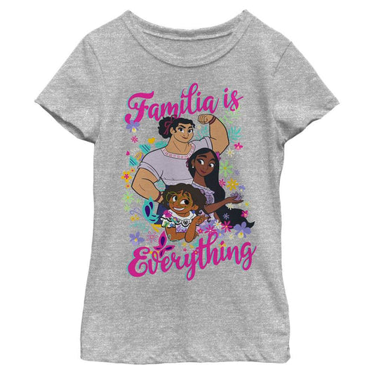Girl's Disney Familia is Everything T-Shirt - MARVEL PRODUCTS AND MORE