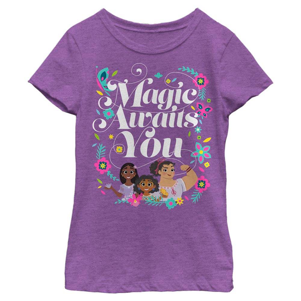 Girl's Disney Magic Awaits T-Shirt - MARVEL PRODUCTS AND MORE