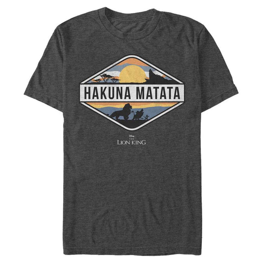 Men's Disney HAKUNA MATATA EMBLEM T-Shirt - MARVEL PRODUCTS AND MORE