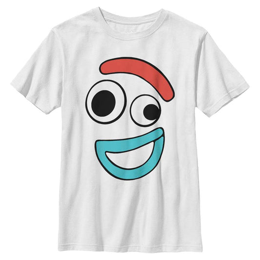 Boy's Disney Big Face Smiling Forky T-Shirt - MARVEL PRODUCTS AND MORE