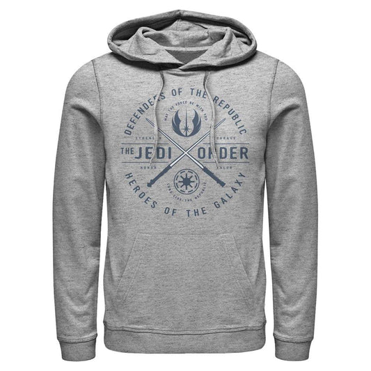 Men's Star Wars Sabers Emblem Lightweight Hoodie - MARVEL PRODUCTS AND MORE