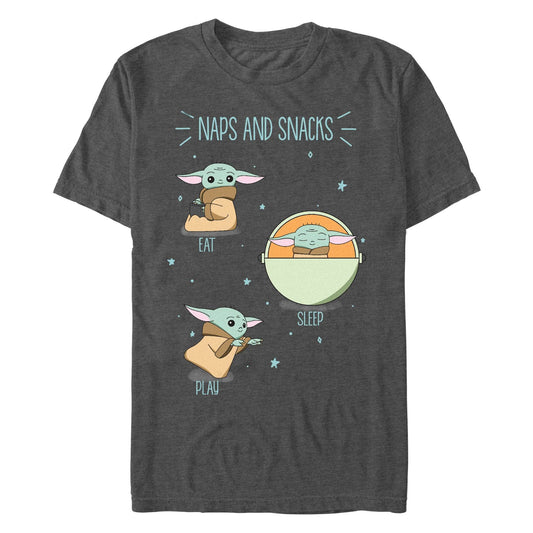 Men's Star Wars Snack Yoda T-Shirt - MARVEL PRODUCTS AND MORE