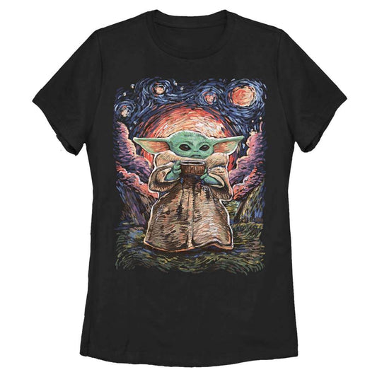 Women's Star Wars Sipping Starries T-Shirt - MARVEL PRODUCTS AND MORE