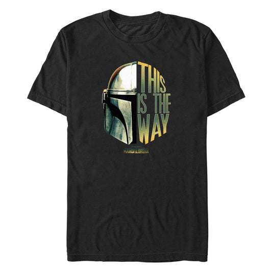 Men's Star Wars THE WAY HELMET T-Shirt - MARVEL PRODUCTS AND MORE