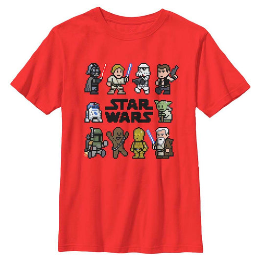 Boy's Star Wars Pixel Wars T-Shirt - MARVEL PRODUCTS AND MORE