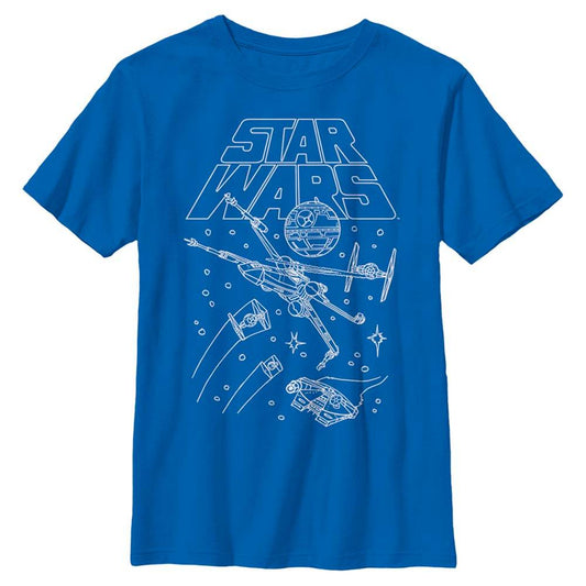 Boy's Star Wars Turn and Burn T-Shirt - MARVEL PRODUCTS AND MORE