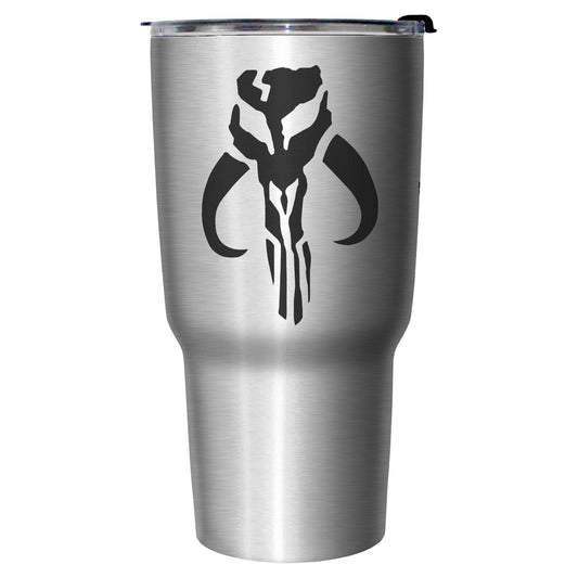 Drinkware Star Wars Mandalorian Logo 27oz Stainless Steel Bottle - MARVEL PRODUCTS AND MORE