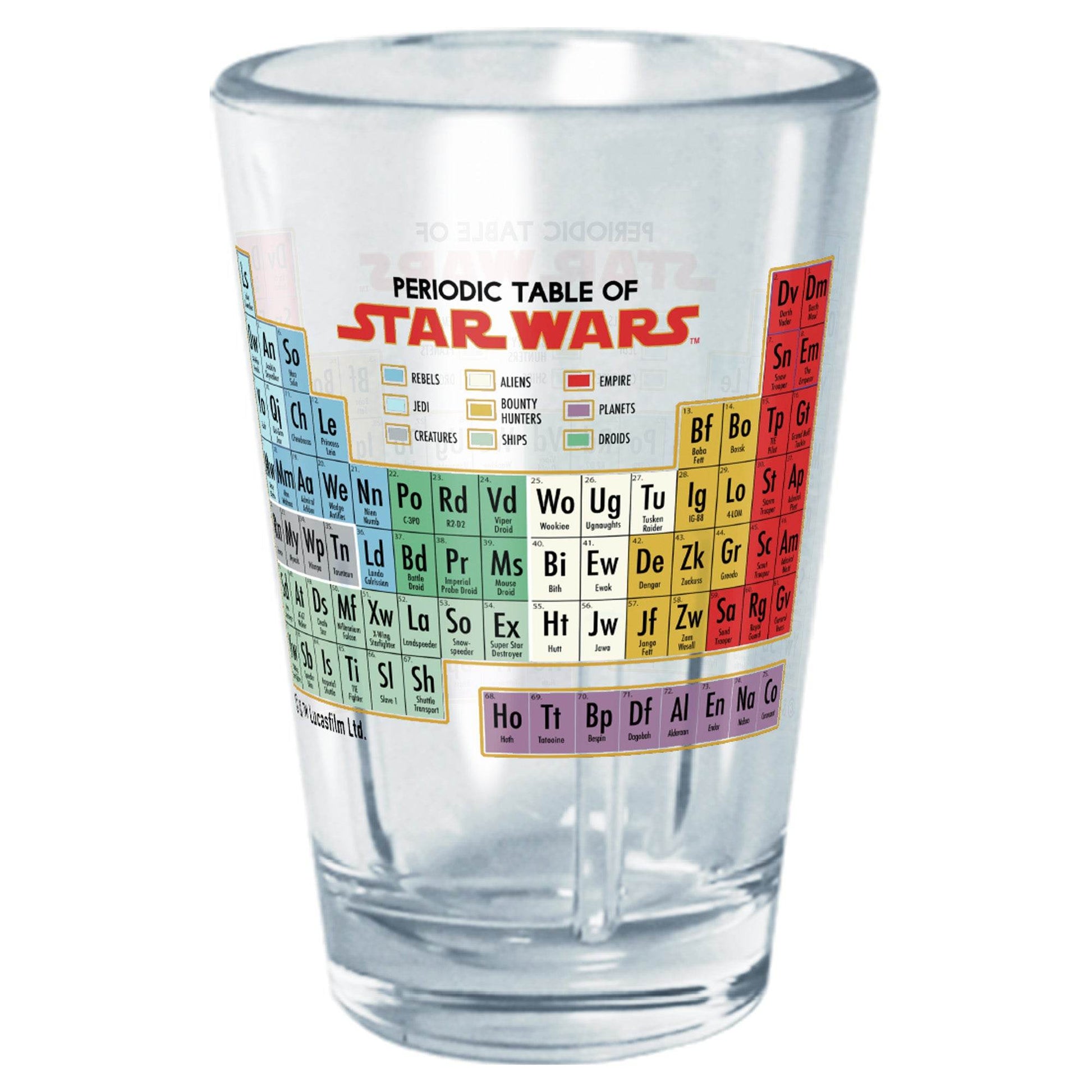 Drinkware Star Wars Periodically COMP 2oz Tritan Cup - MARVEL PRODUCTS AND MORE