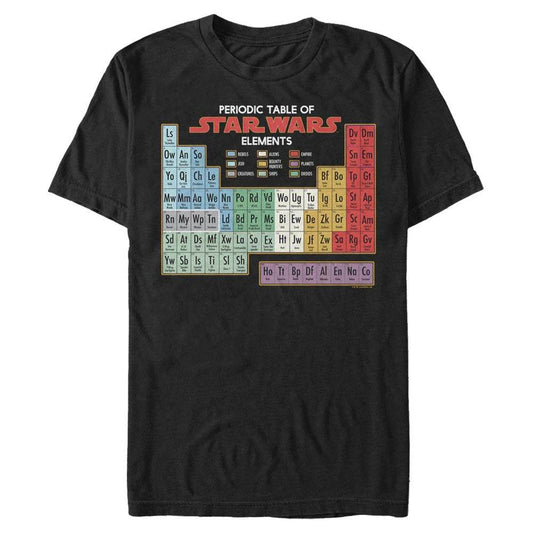 Men's Star Wars Periodically T-Shirt - MARVEL PRODUCTS AND MORE