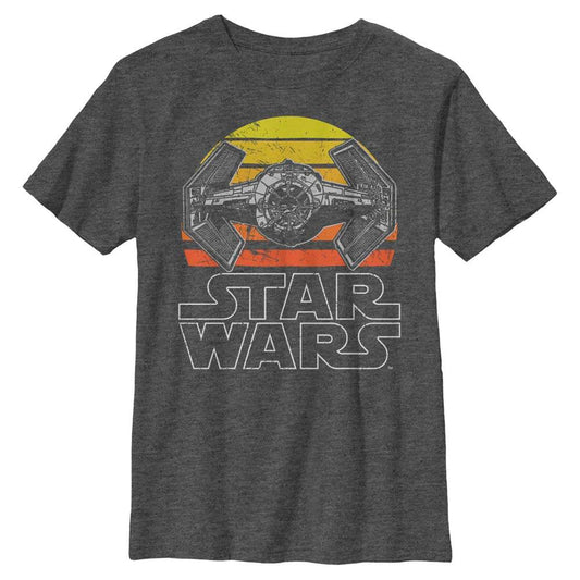 Boy's Star Wars Sunset Tie T-Shirt - MARVEL PRODUCTS AND MORE