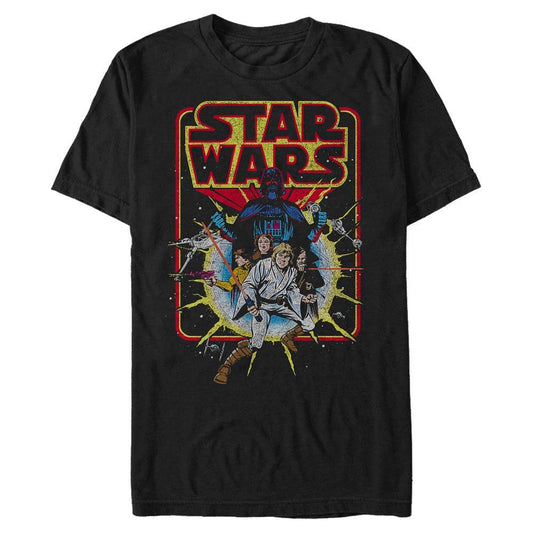 Men's Star Wars Old School Comic T-Shirt - MARVEL PRODUCTS AND MORE