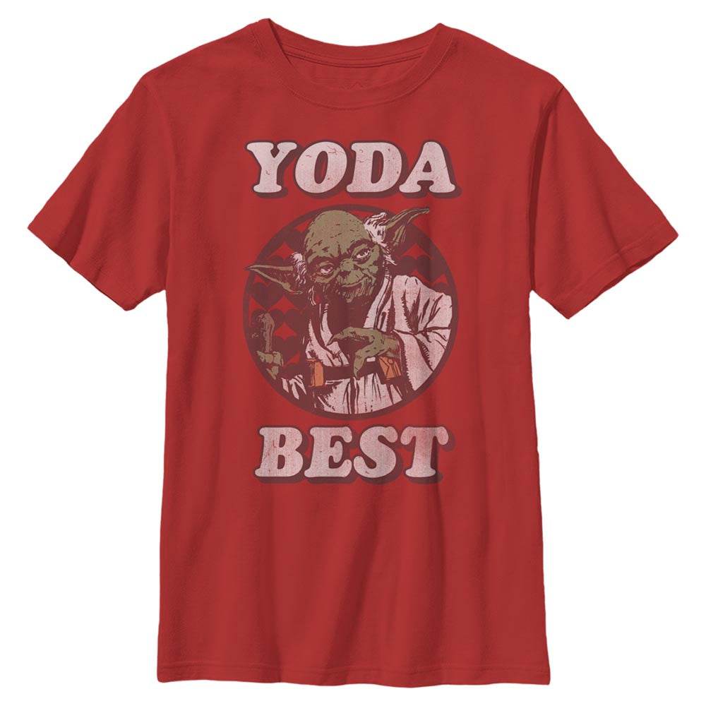 Boy's Star Wars Yoda Best T-Shirt - MARVEL PRODUCTS AND MORE
