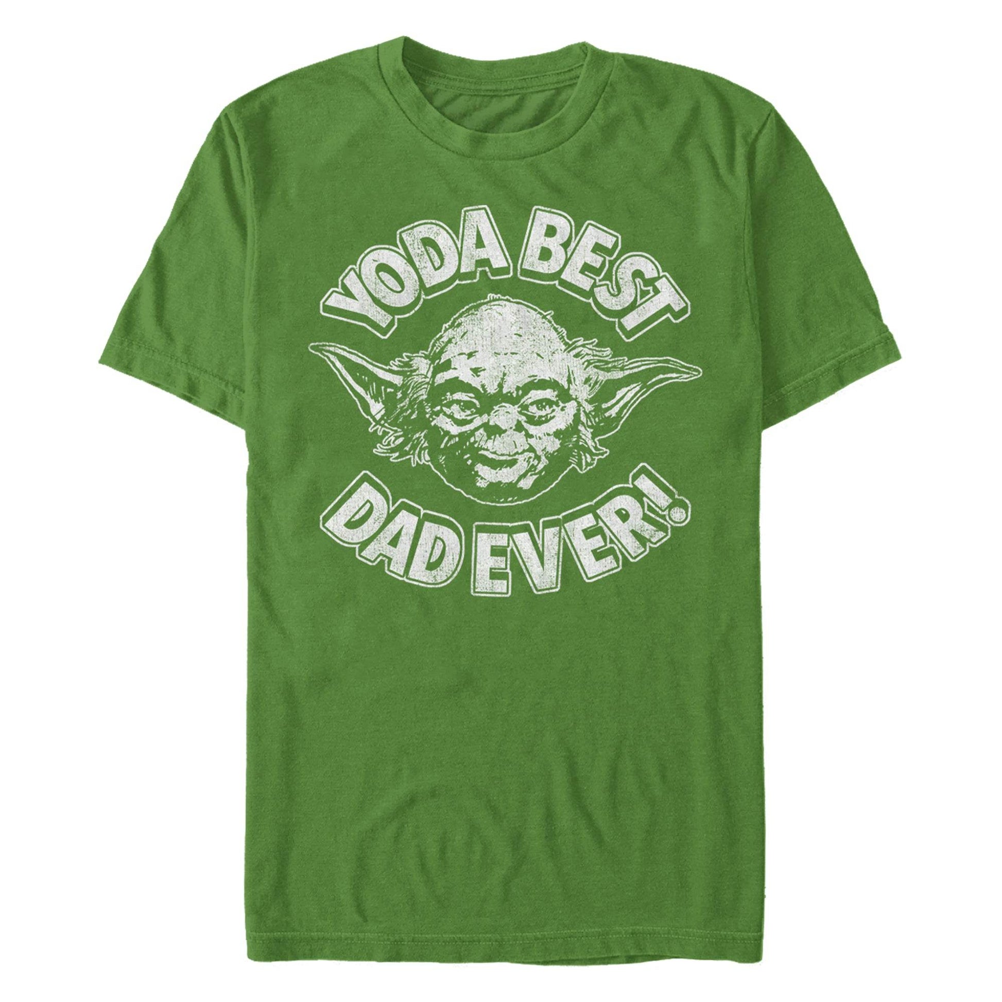 Men's Star Wars Yoda Best Dad T-Shirt - MARVEL PRODUCTS AND MORE