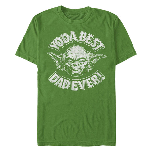 Men's Star Wars Yoda Best Dad T-Shirt - MARVEL PRODUCTS AND MORE