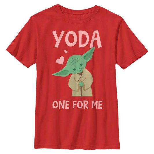 Boy's Star Wars YODA ONE FOR ME T-Shirt - MARVEL PRODUCTS AND MORE