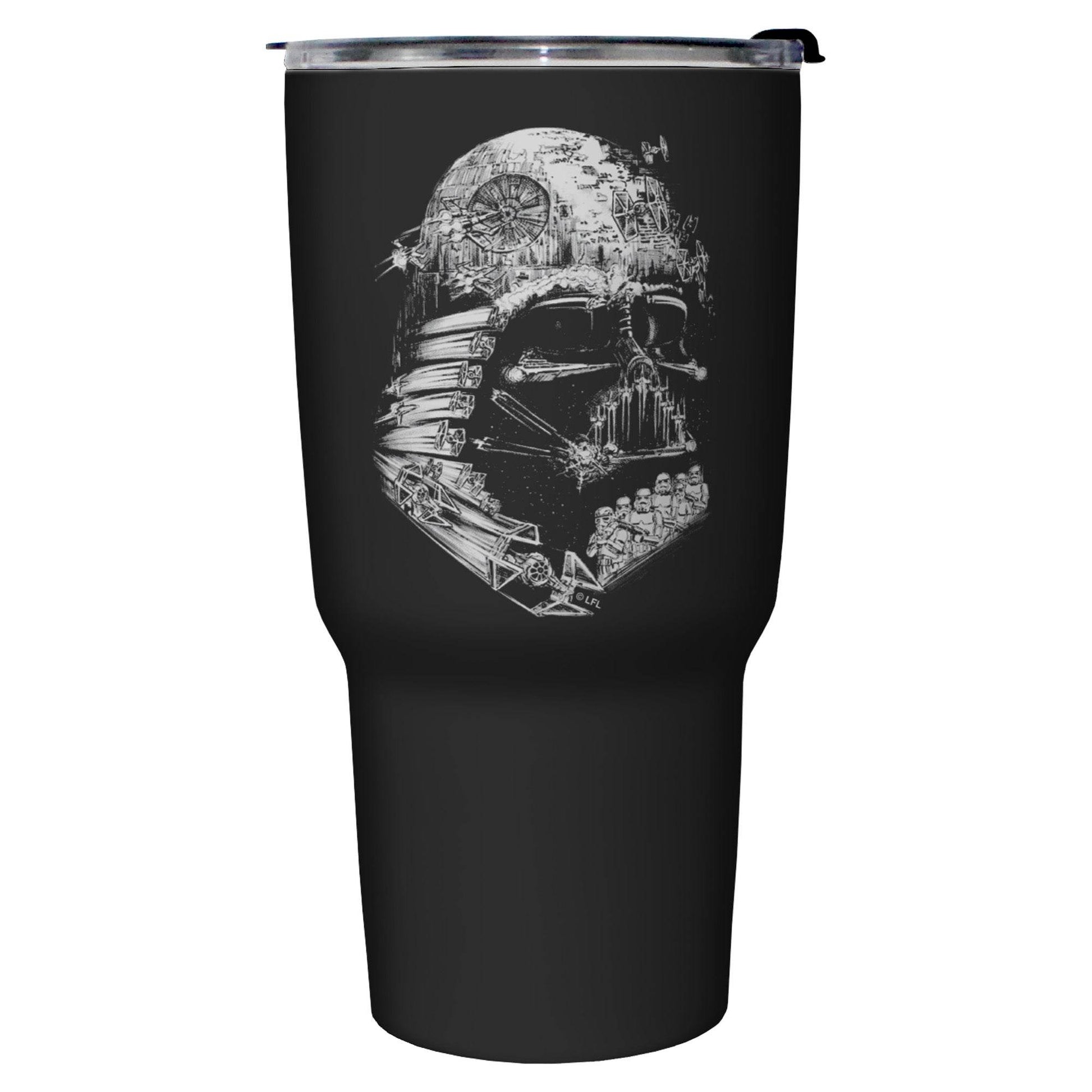 Drinkware Star Wars Empire Head 27oz Stainless Steel Bottle - MARVEL PRODUCTS AND MORE